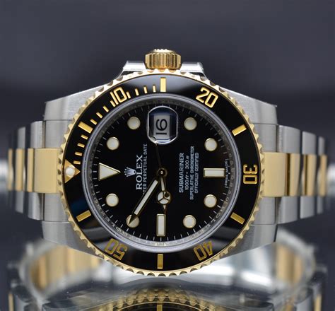 fake rolex submariner two tone dlc pvd|Rolex oyster submariner.